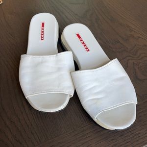 Prada sport slides